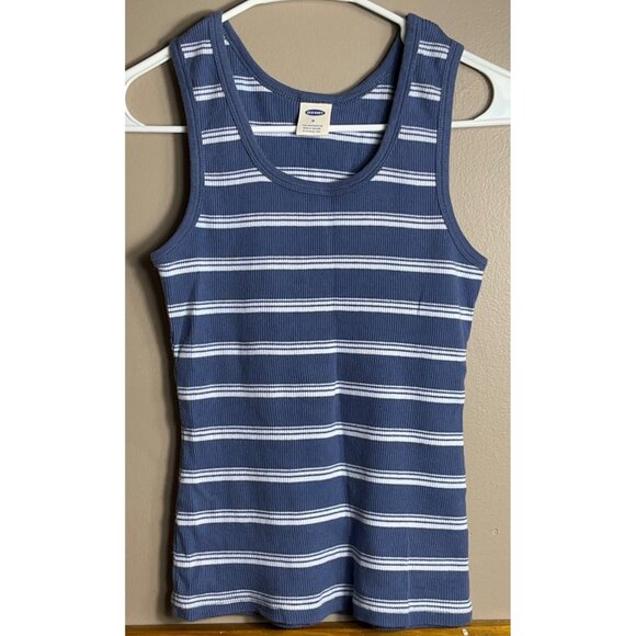 Old Navy 2 Tops Bundle Green Blue Knit Lounge Casual Basic Womens M - Picture 4 of 8